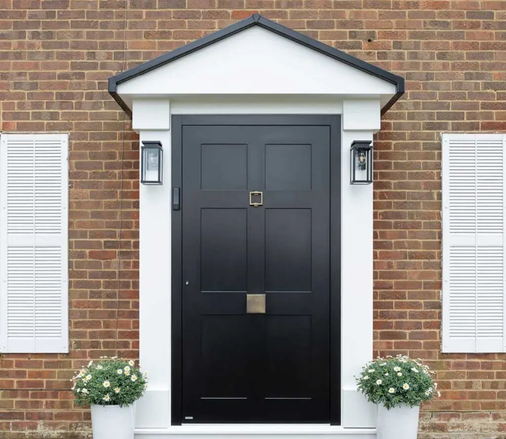 steel front door lux glazing