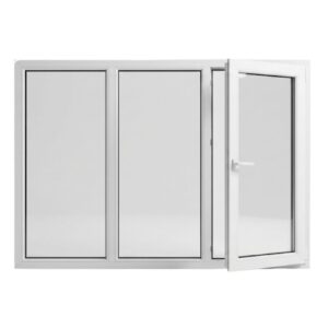 fixed fixed side hung upvc casement window