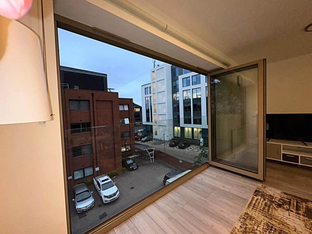 london project bifolding door