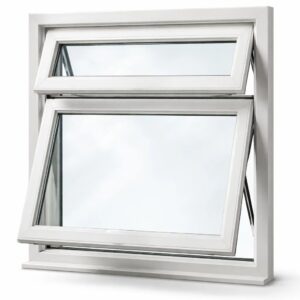 top hung vent upvc single casement window