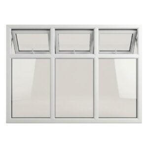 triple upvc casement triple vent