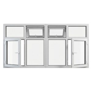 upvc casement side hung, twin top vent, side hung