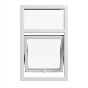 upvc window top hung with top fixed window