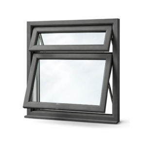 Aluminium Single Casement Top Vent over Top Hung