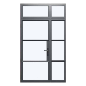 Heritage External Single Door Side Panel Right Toplight