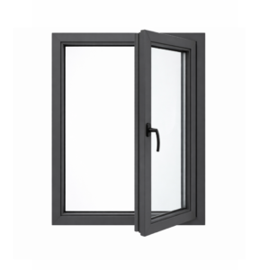 Right Hinged Aluminium Window with Full Side Opening