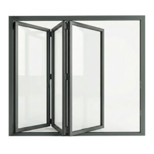 3 Panel Fully Connected Aluminium Bifold Door