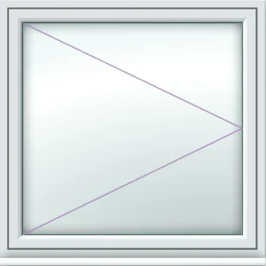 upvc flush casement style4