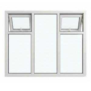 triple Casement Window with Twin Vents