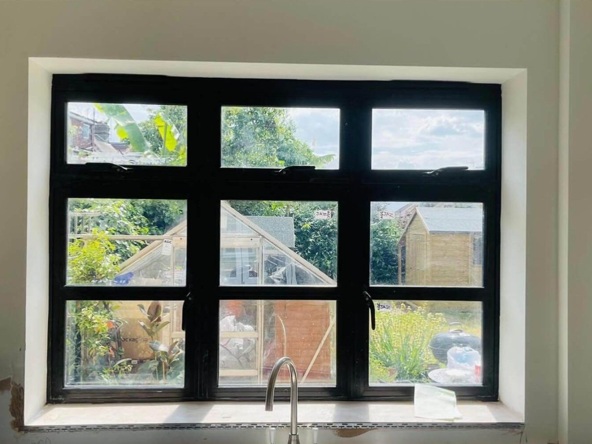 woodford green project kitchen window